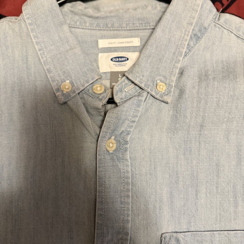 Blue Button up: OldNavy